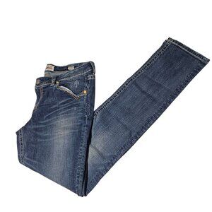 Mek Denim New Oaxaca Cigarette Jeans Womens Size 32 Low Rise Medium Wash Denim